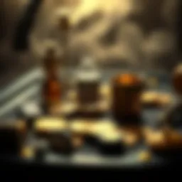 Conceptual representation of alchemy in cryptocurrency