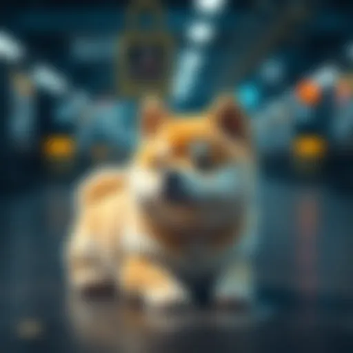 Conceptual representation of Baby Doge staking mechanics