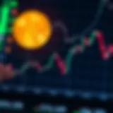 Dynamic Bitcoin market chart showcasing real-time fluctuations