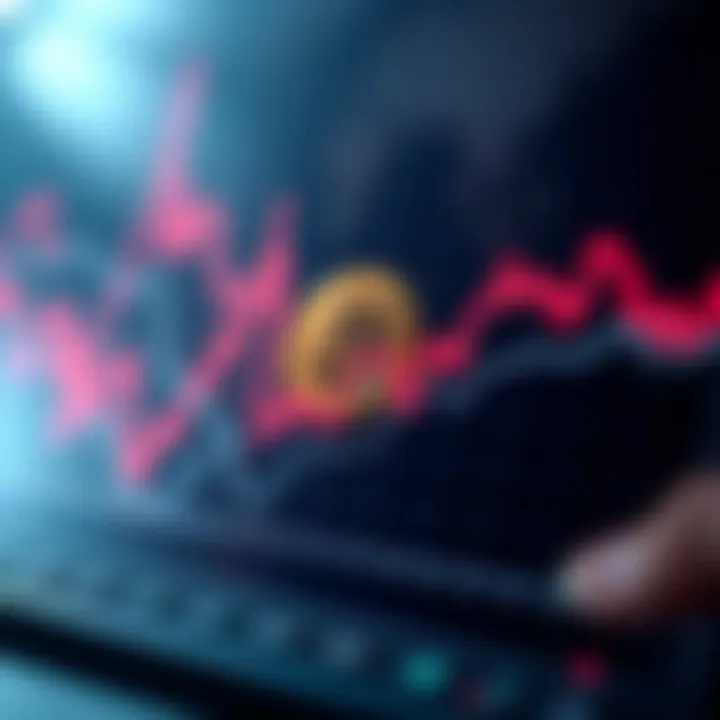 Fluctuations in Bitcoin Prices Bitcoin price chart showing fluctuations