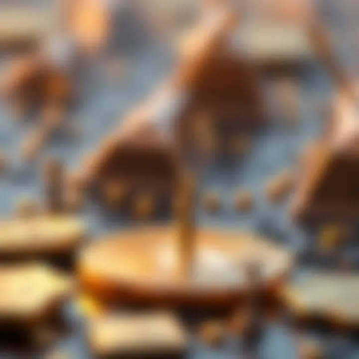 Visual representation of asset ownership in blockchain