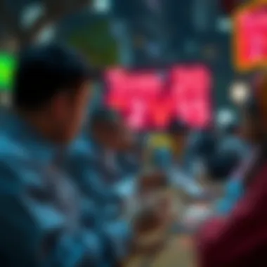 Community Engagement in Digital Ecosystem Symbolic depiction of community engagement in a digital ecosystem