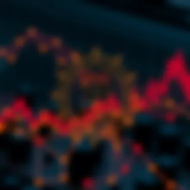 Blockchain Data Analytics with StarkNet Graphical representation of blockchain data analytics using StarkNet.
