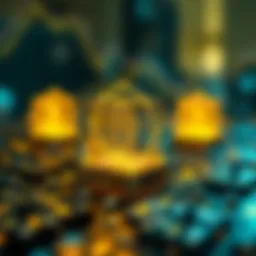Blockchain oracle connecting smart contracts with external data sources.