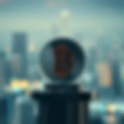 Conceptual representation of blockchain technology