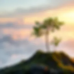 Conceptual illustration of carbon emissions reduction