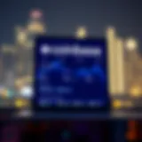 Coinbase Prime Platform Features Illustration of Coinbase Prime platform interface showcasing features