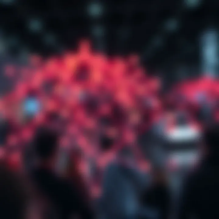 Illustration of Social Graph Components Components of social graphs illustrated