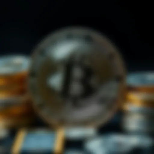The concept of cryptocurrency explained in a graphical format