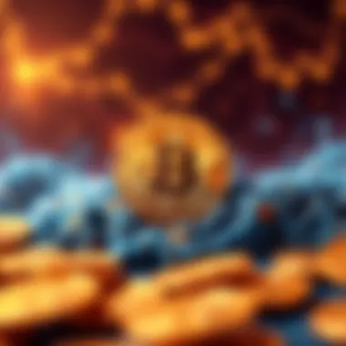 Visual representation of the cryptocurrency ecosystem and its impact on finance