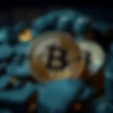 The Evolution of Cryptocurrency A futuristic representation of cryptocurrency evolution