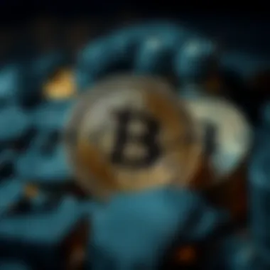 The Evolution of Cryptocurrency A futuristic representation of cryptocurrency evolution