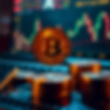 Visual representation of cryptocurrency trading dynamics