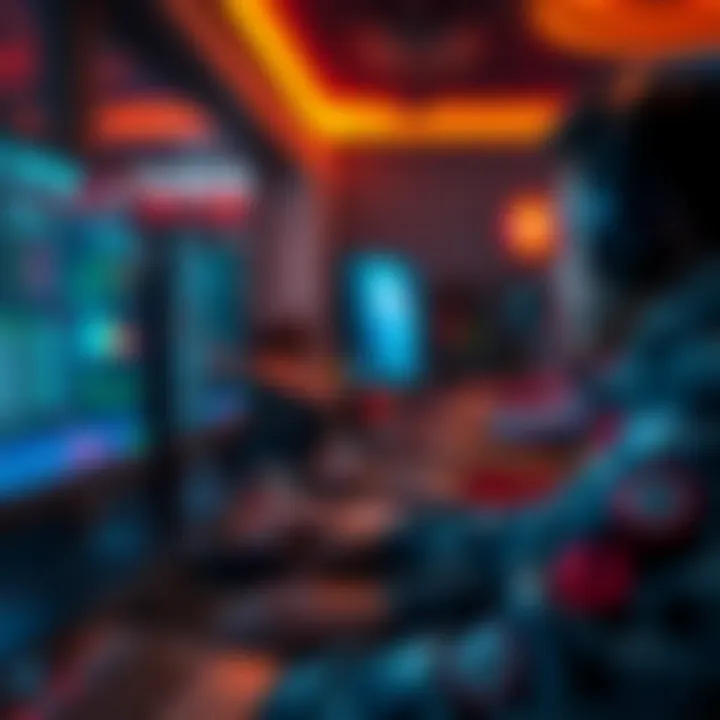 A visual representation of cryptocurrency transactions in a gaming environment.