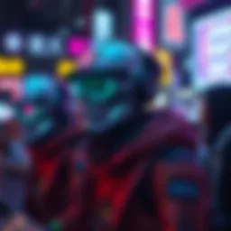A vibrant representation of CryptoPunk art showcasing unique digital characters