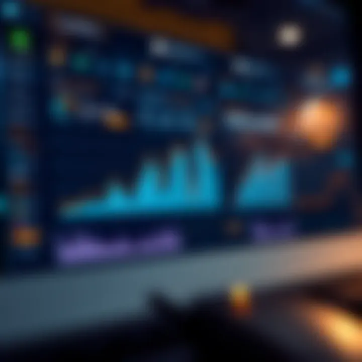 Data analytics dashboard of Cryptowatch