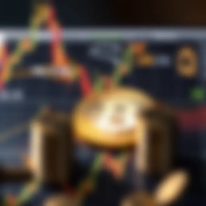 Investment strategy chart in cryptocurrency