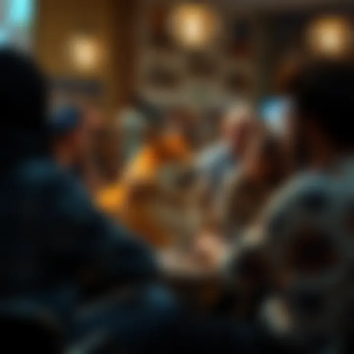 Community Engagement Around Dogecoin Community gathering discussing Dogecoin and its impact