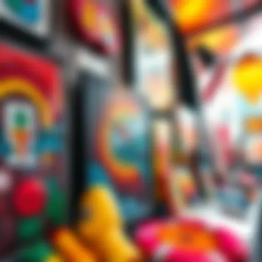 Doodle NFT Art Showcase Colorful representation of Doodle NFTs showcasing unique digital art pieces