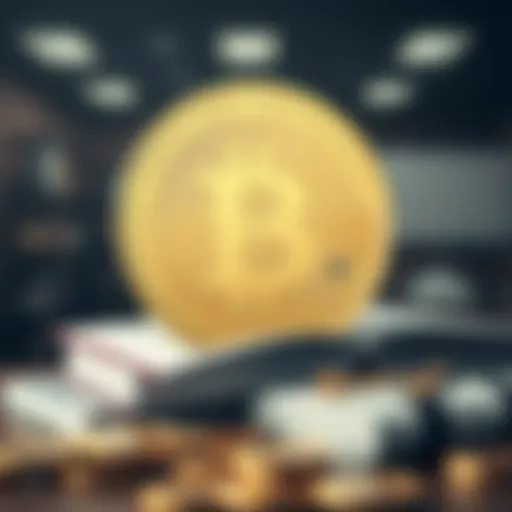 Fusion of Education and Cryptocurrency Conceptual representation of the fusion of education and cryptocurrency