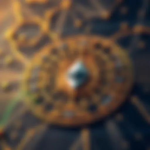 Exploring the Structure of Ethereum Danksharding An intricate diagram showcasing the structure of Ethereum Danksharding