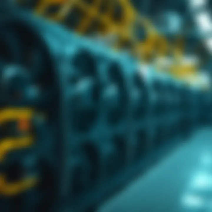 Performance Metrics of Ethereum Mining Operations Ethereum mining operation showcasing performance metrics