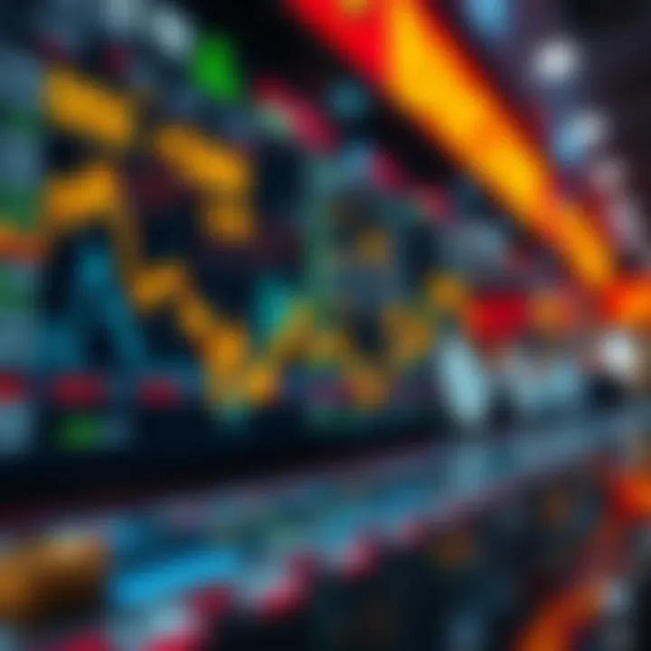 Visual representation of the forex market dynamics influenced by currency exchange