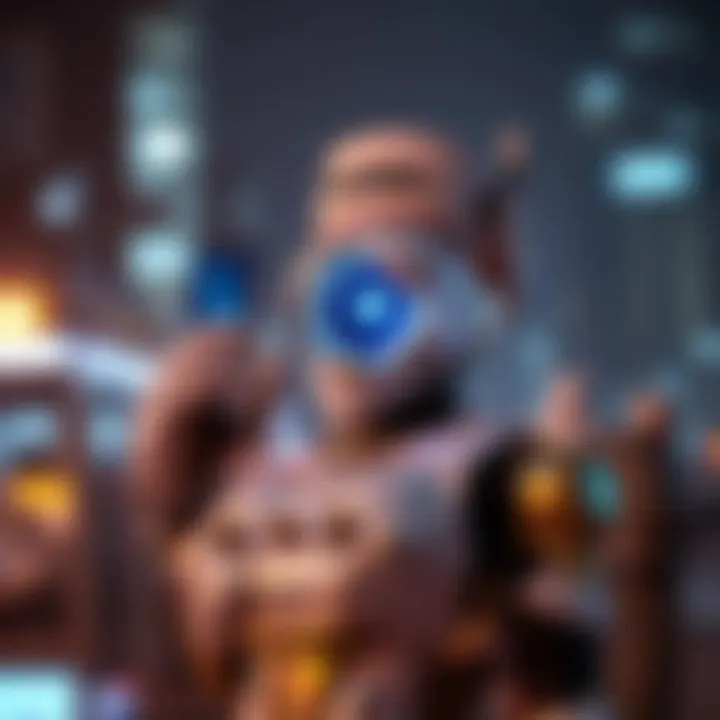 Futuristic representation of bot advancements and industry impact