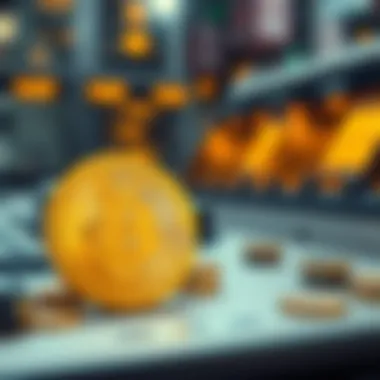 Envisioning the Future of Finance with Cryptocurrency Illustration depicting the future of finance with cryptocurrency