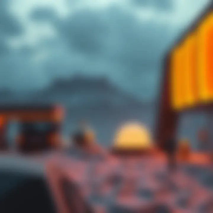 Future Perspectives on The Sandbox A future-oriented visualization of The Sandbox, highlighting its growth and challenges.