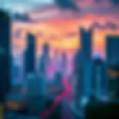 The Future of Cryptocurrency: A Glimpse Ahead Futuristic cityscape representing cryptocurrency's future