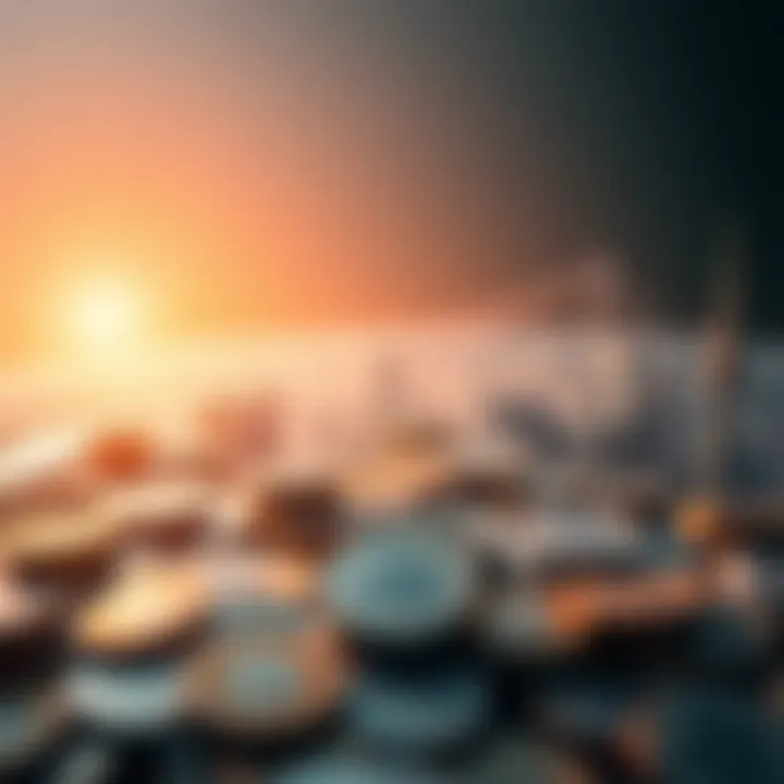 Global financial landscape with diverse currencies