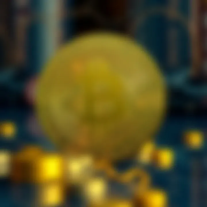 Illustration of blockchain technology underlying Google Coin
