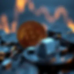 Conceptual illustration of cryptocurrency dividends