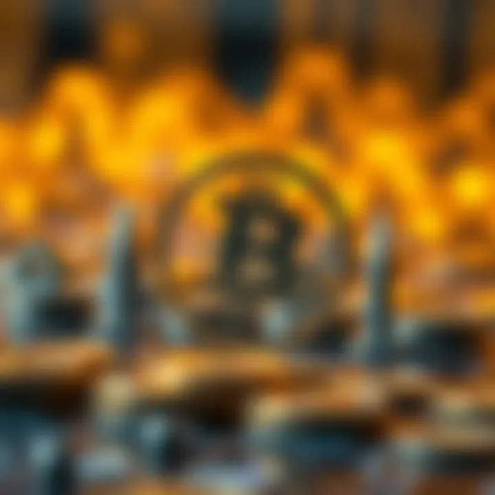 Impact of Blockchain on Financial Systems Illustration depicting the impact of blockchain on financial systems