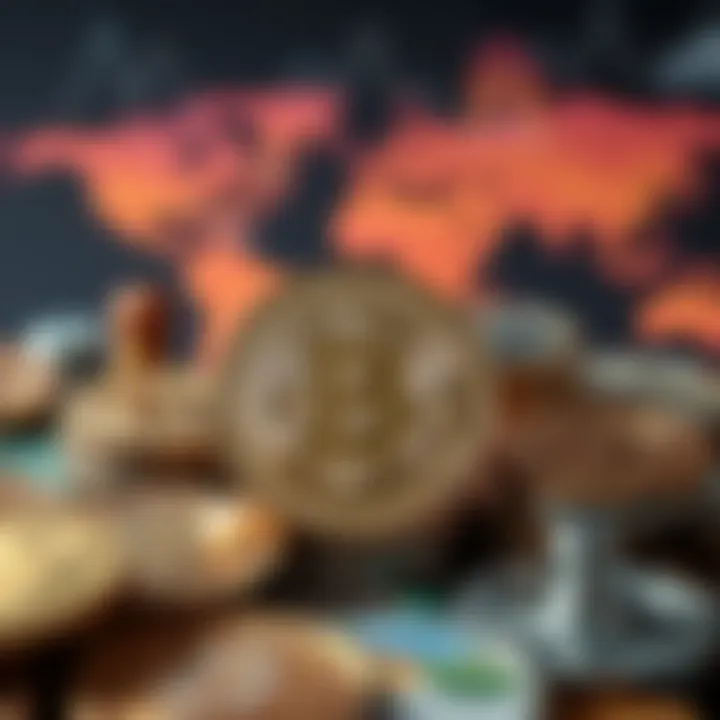 Global Currency Insights Visual representation of international finance and currency