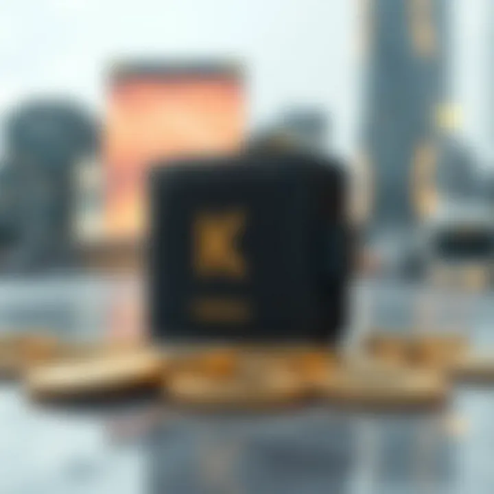 Illustration highlighting cryptocurrency market positioning