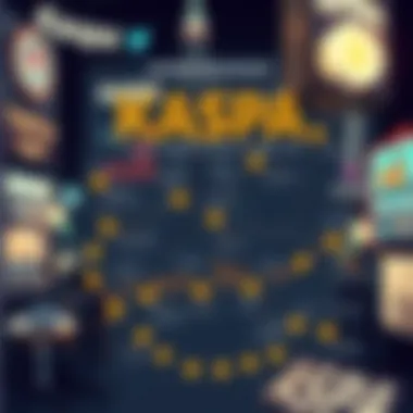 Infographic detailing the historical background of Kaspa's emergence in the market