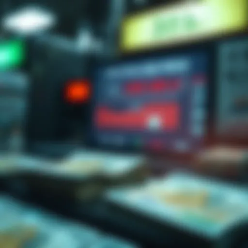 Currency exchange concept illustrating KRW to USD conversion