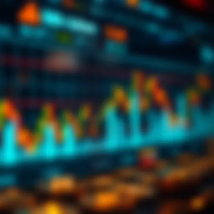 Analytical chart depicting cryptocurrency trends