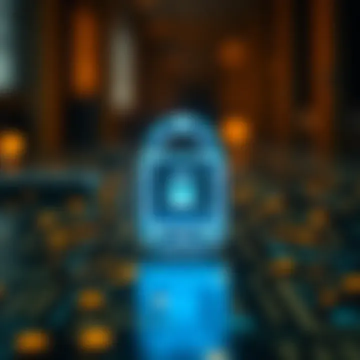 Conceptual representation of OneKey Recovery for cryptocurrency security