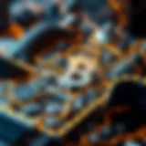 Exploring the Foundations of Blockchain in Pepeceo An abstract representation of blockchain technology