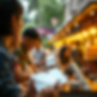 Visualizing community interaction through direct transactions