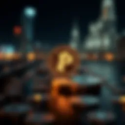 Conceptual illustration of Pi Coin's innovative blockchain technology