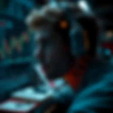 Visual representation of psychological factors in trading