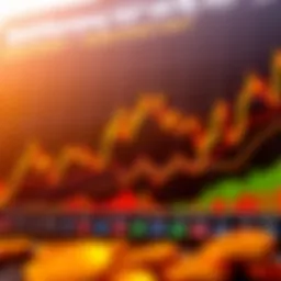 Dynamic cryptocurrency market chart