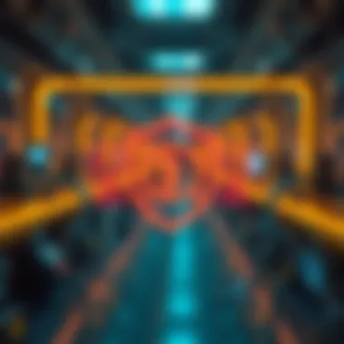 Conceptual image highlighting the security measures implemented by Duelbits.