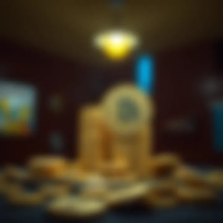 Conceptual art representing the value and utility of Simpsons Coin