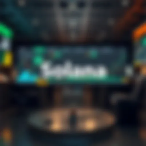 Visual representation of Solana stock performance trends