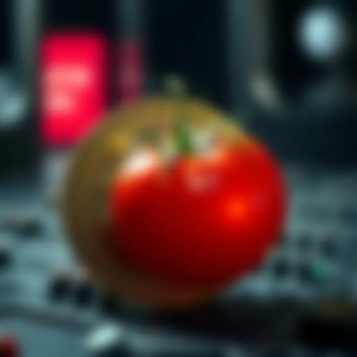 The Evolution of Tomato Coin in Digital Assets A conceptual illustration of tomato coin symbolizing digital assets